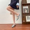 Autumn new bag head cool slippers women's fashion pointed muller shoes women's rear empty temperament single shoes with women's shoes