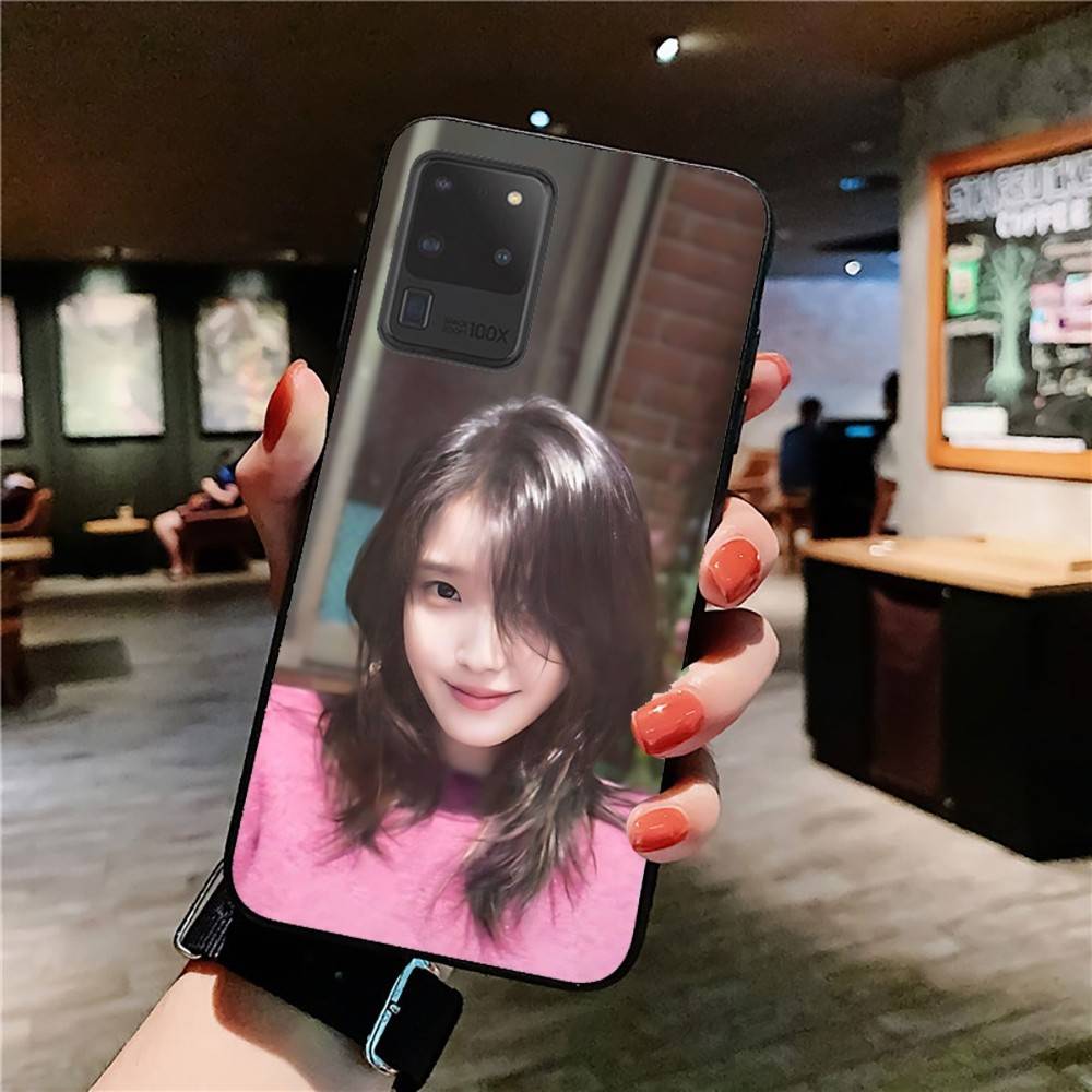 

Korean L-Lee Ji Eunes Female Singer Phone Case For Samsung S 24 Fe 25 Ultra Plus 20 Lite 21 30 22 23 24 22 Ultra 5G Fundas Samsung S20 fe