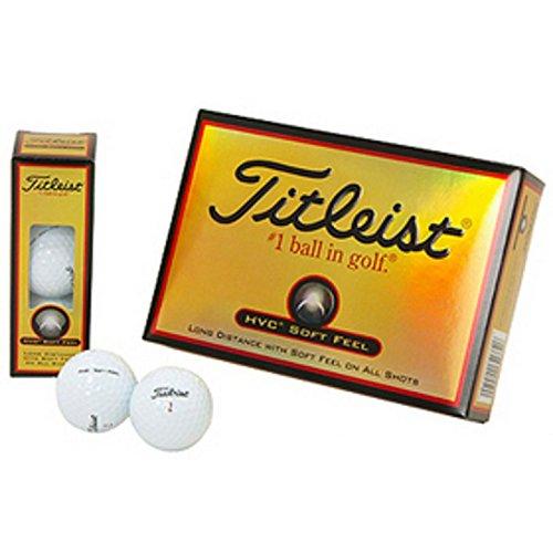 Titleist HVC Soft Feel Golf Balls, 3 Dozen Set (36 Balls), White