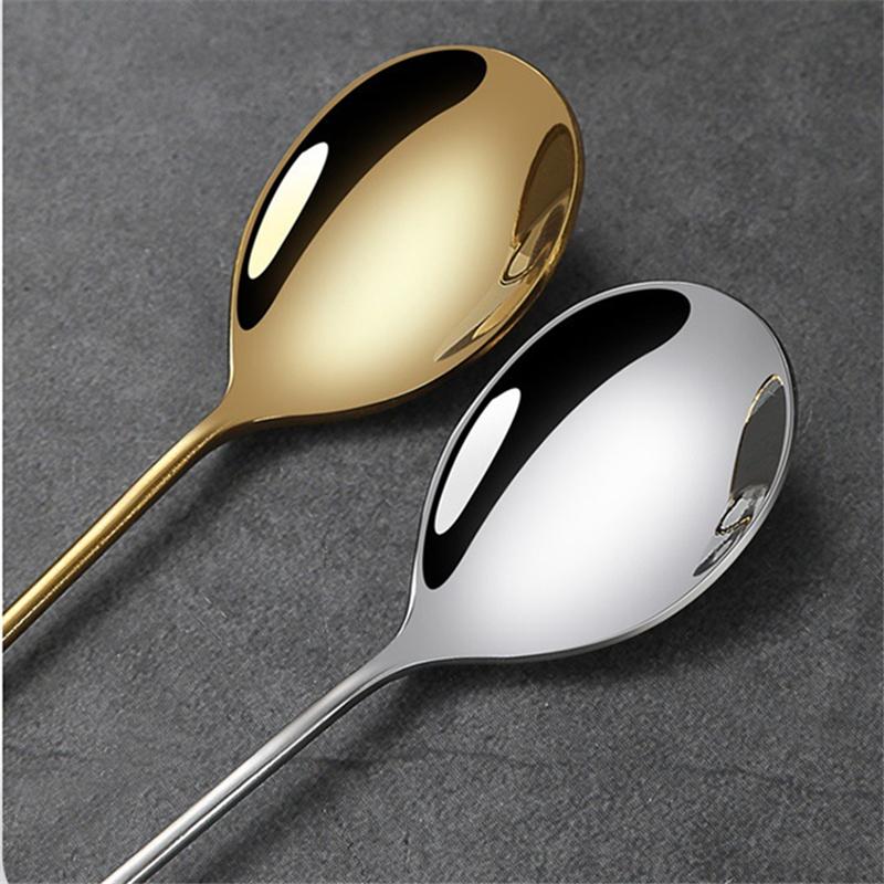 Star Moon Spoon Fork Stainless Steel Small Spoon Fashion Aternoon Tea Tableware Fruit Dessert Forks Coffee Tea Mixing Spoons