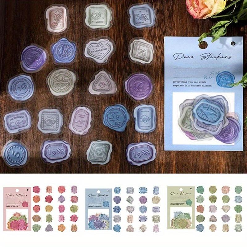 80Pcs/2Bags Kawaii Stationery Stickers Vintage Fire Paint Diary Planner Decorative Mobile Stickers Scrapbooking DIY Craft Sticker