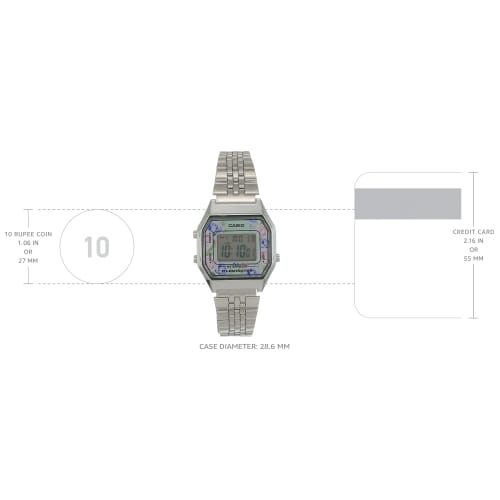 Casio [] Casio Wristwatch Watch Cheap Casio Digital LA680WA-2C