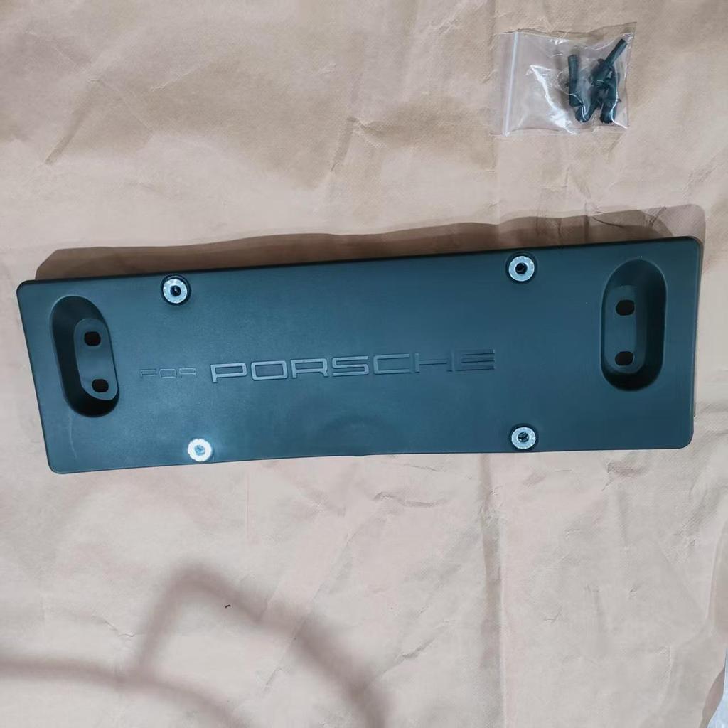 Porsche Cayenne (2015-2017) Kentekenplaathouder voorzijde 95850528745