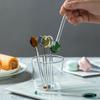 Ice Cream Heat-Resistant Stirring Tool Transparent Coffee Scoop Scoop Stirrer Teaspoon