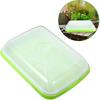 DOITOOL 1 Set Sprouter Tray with Lid Cultivation Germination Nursery Sprouting Tray Wheatgrass Soybean Grower for Garden Home Office