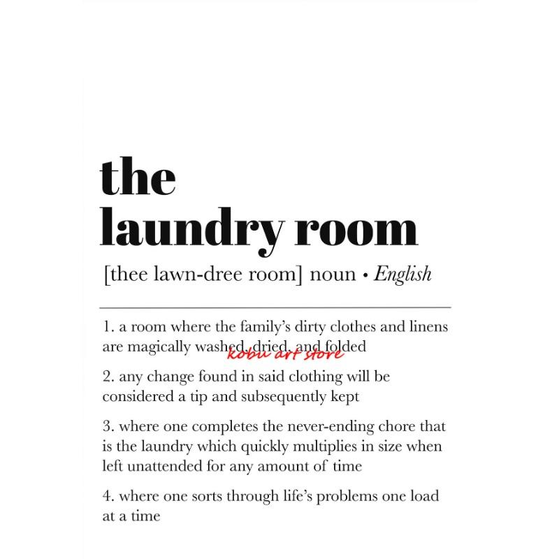 

Laundry Room Care Symbols Stain Removal Guide Wall Art Poster Prints Canvas Painting for Funny Bathroom Washroom Quotes Decor 21cm×30cm NoFrame