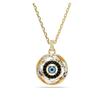 Symbolica Teufelsauge Muster Anhänger Synthetischer Zirkonia Halskette Damen Gold 5692169