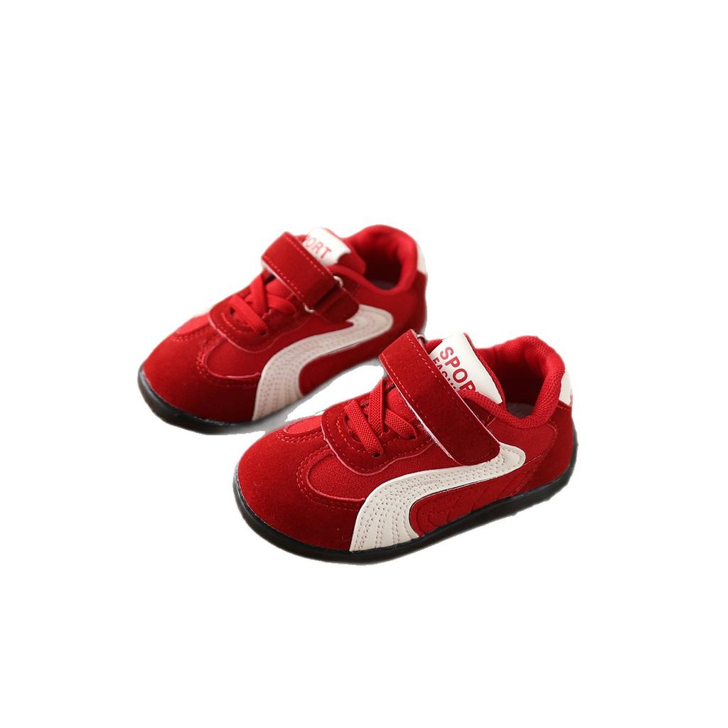 Children's Sports Shoes - Boys' Velcro Casual Shoes with Anti-slip Feature - New Style Girls' Shoes