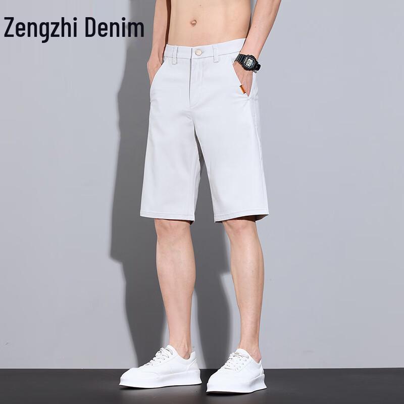 Zengzhi Men s 2025 Summer Breathable Loose Fit Straight Leg Casual Shorts 29