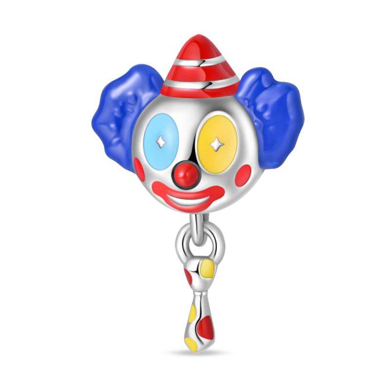 Fun Copper Magic Hat Card Graffiti Amusement Park Circus Charms Beads Fit Pan Original Bracelets Diy Fine Jewelry