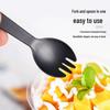 Yangge Individually Wrapped Disposable Plastic Fork Spoons
