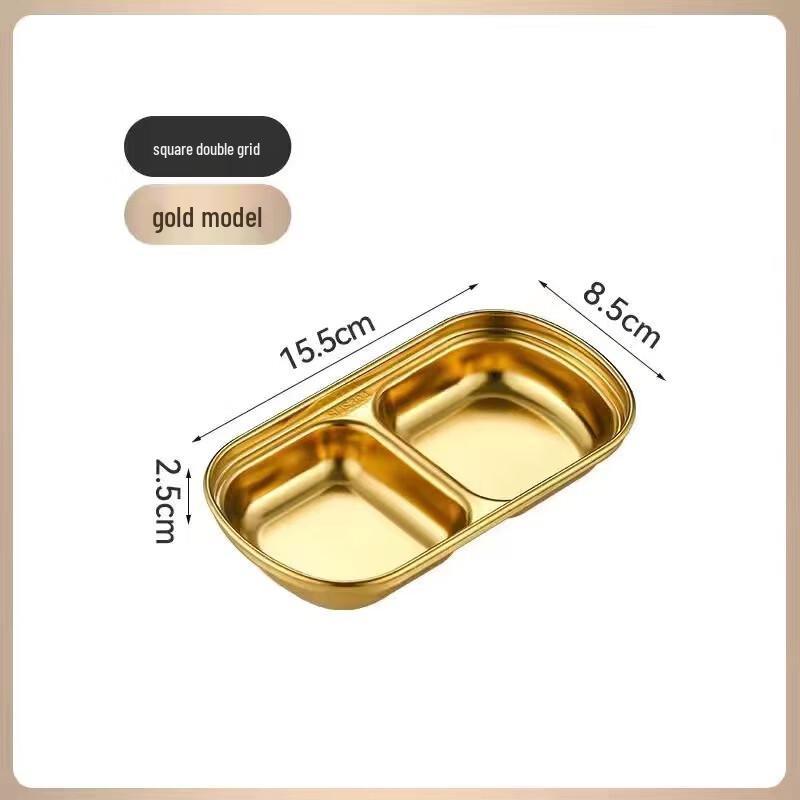 

Partitioned Stainless Steel Dipping Dish