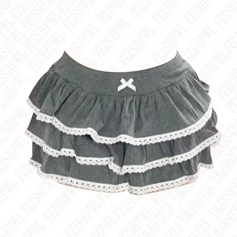 2025 Summer New Style Pink Pure Desire Style Polka Dot Cake Tutu Skirt Versatile for Women