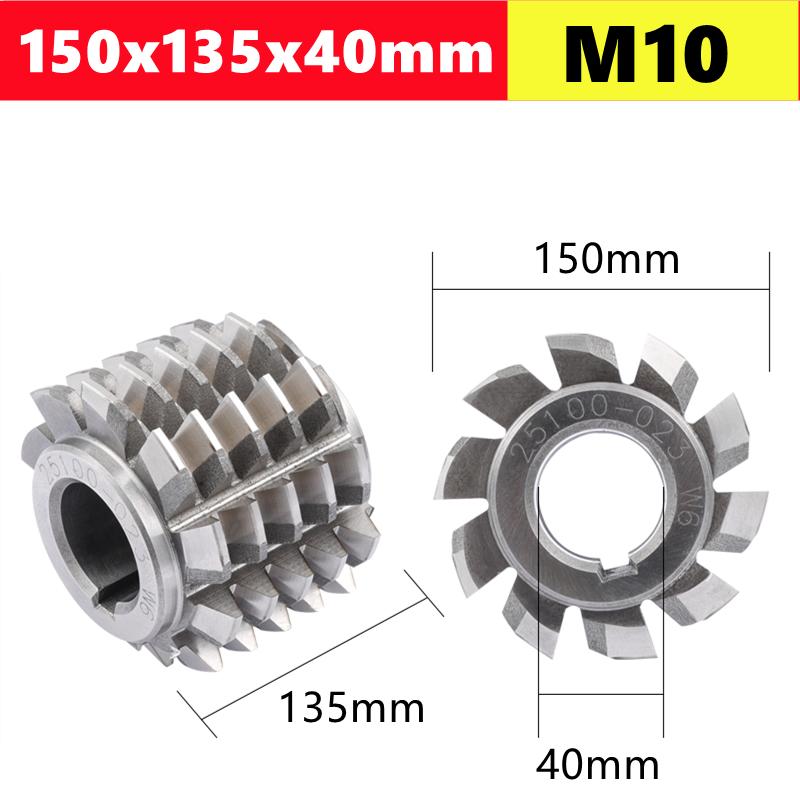 HSS Gear Hob M0.5 M0.8 M1 M6M8 M10, Pressure Angle 20 Degrees, Used for Milling Machine Slot Machining and Rolling Cutting Tools