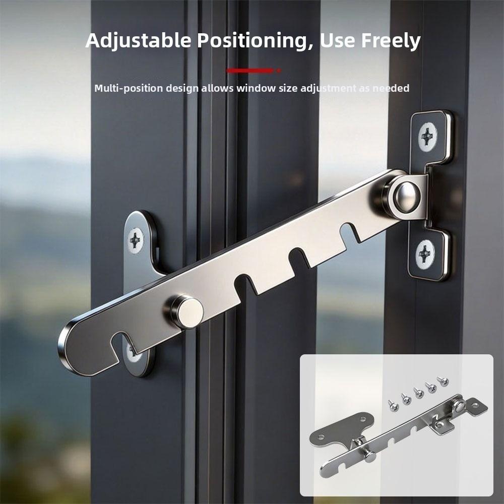 5 Gears Window Limiter Latch Adjustable Ventilation Inner Opening Door Limit