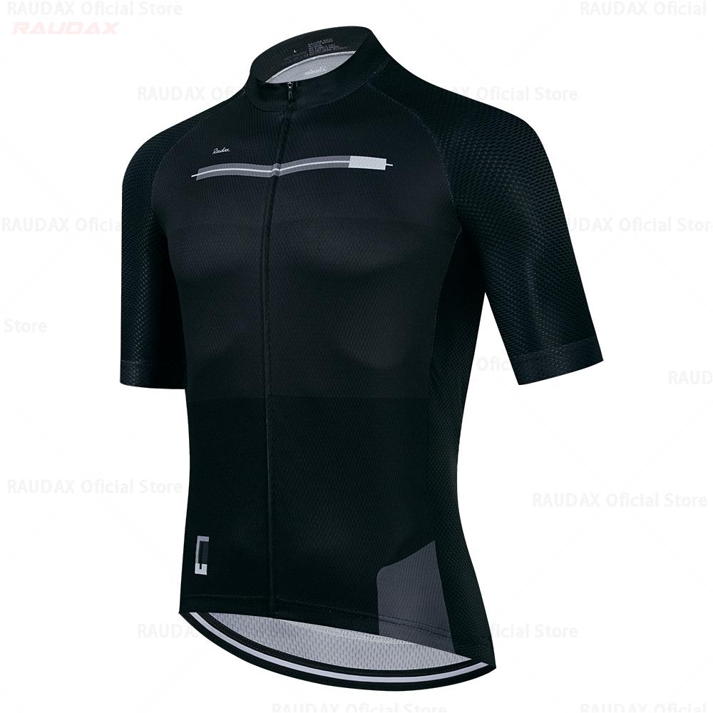 Raudax 2025 Summer Cycling Jersey Set Breathable MTB Twelve Colors Cycling Clothing Mountain Bike Wear Maillot Ropa Ciclismo