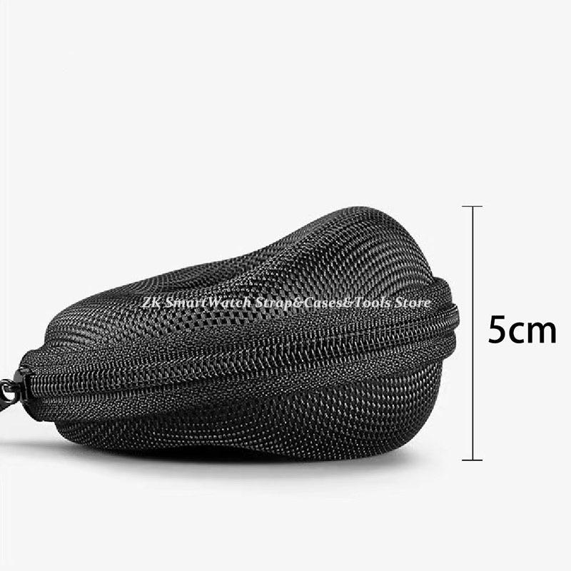 Portable EVA Single Watch Travel Case Watch Storage Organizer Boxes Watch Holder Waterproof for Smartwatches Zippered Container
