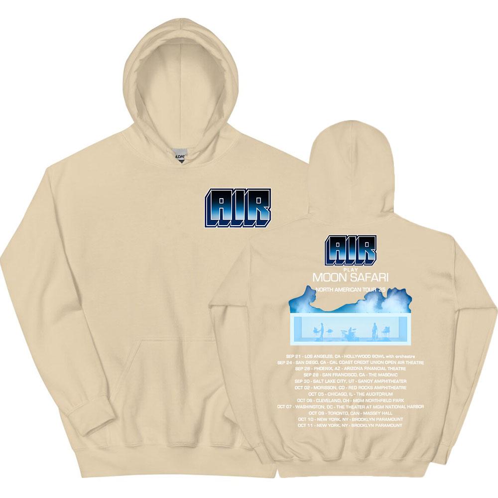 

Air MOON SAFARI World Tour 2025 Hoodies Long Sleeve Casual Hooded Sweatshirt for Male Unisex Streetwear Men/Women Clothes XXXL