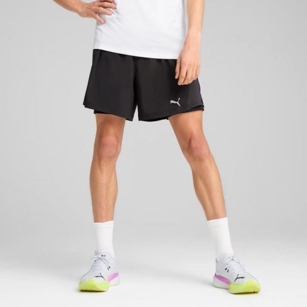 Puma Men S Running ShortS Run Velocity 2in1 01 PUMA Black/M(95)