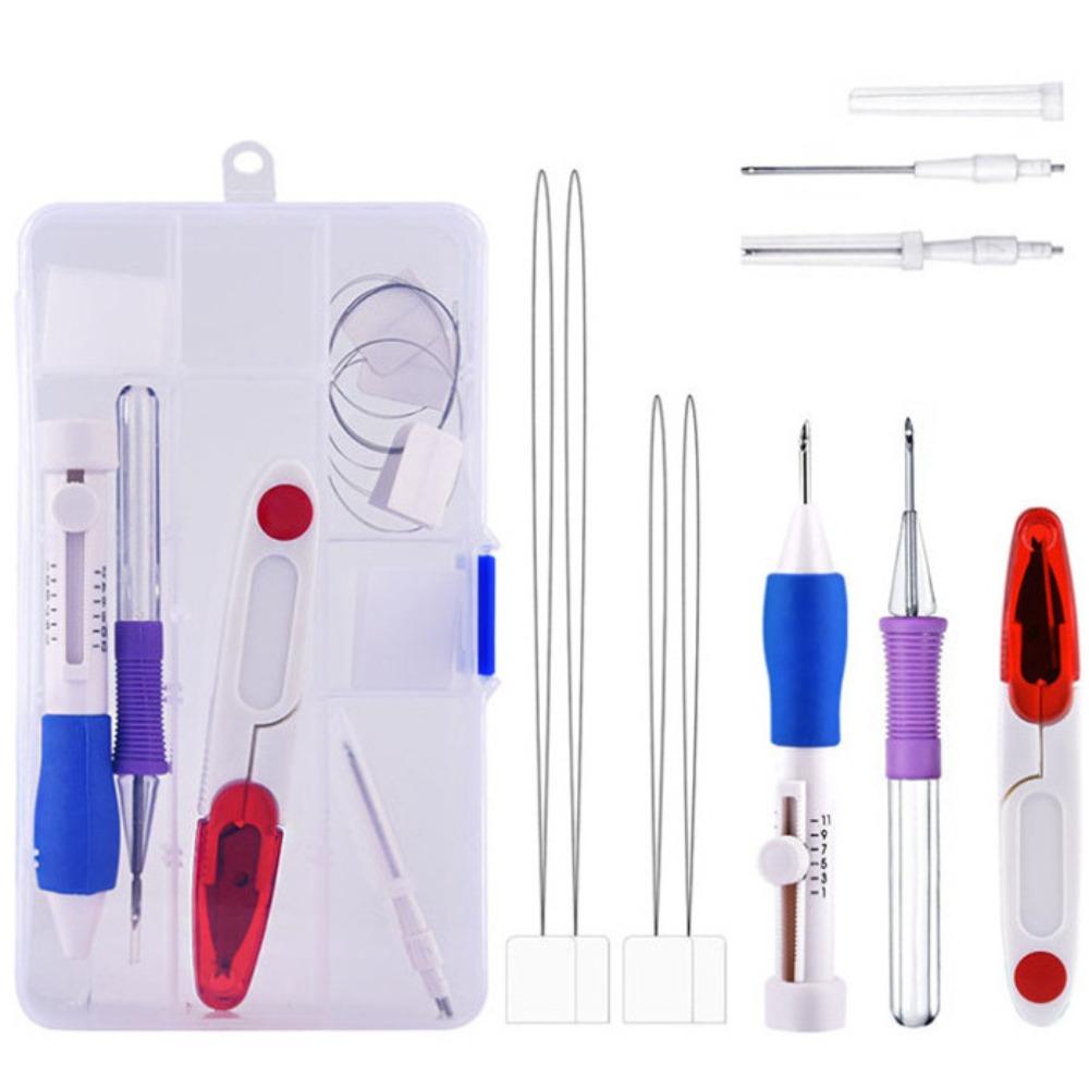 Cross Embroidery Embroidery Needle Set Embroidery Poke Tools Embroidery Flower Poke Needle Combination Set