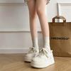 Versatile classic commuter platform white shoes women's 2025 new popular autumn height increase lightweight casual sports shoes