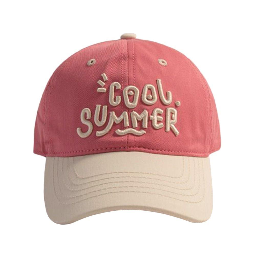 2-7 Years Adjustable Sun Hat Letter Embroidery Beach Cap Summer Kids Baseball Caps  Children