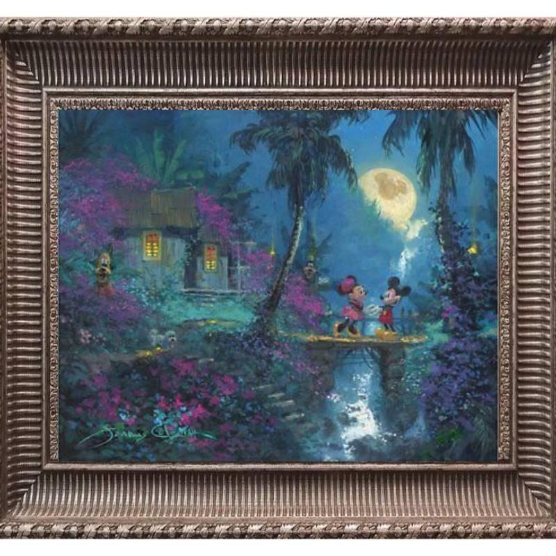 Mermaid Princess Canvas Wall Art Modern Fairy Tale Bedroom Kids Room Decorative Painting Core Material