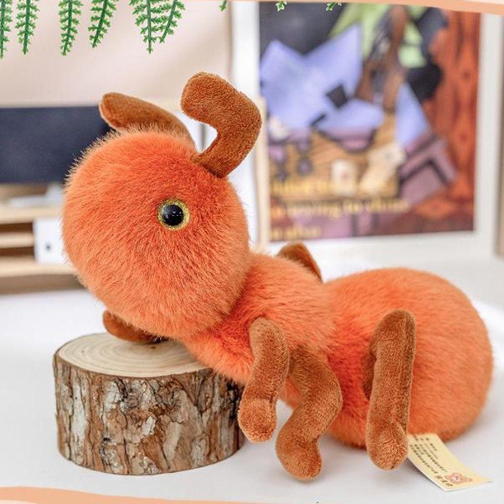 Favorite Toy Pp Cotton Lilttle Ant Plush Toys Lifelike 20Cm Animal Stuffed Toys Stuffed Animal Kawaii Ant Plush Doll Birthday Christmas