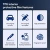 For AION V 2024-2026  Automotive Interior Center Console Protection Sticker LCD Display Matte TPU Protective Film Refit PPF