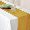 Solid Color Silky Table Runner Collection 12x108Inch, Enhances Ambiances for Various Celebratory Occasion 55KF