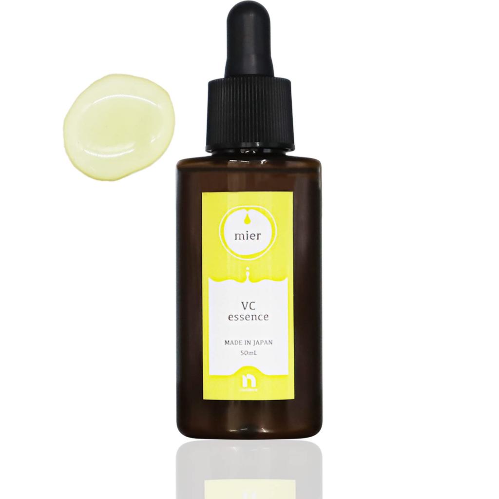 Netsbee Mier Essence VC 50mL - Large Capacity Beauty Serum with 30% Vitamin C Derivative - Made In Japan - High Concentration Vitamin C