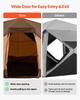 Camping Tent, 6 Person Pop Up Instant Cabin Tent with Rainfly & Large Mesh Windows, 60 Seconds Easy Setup, Portable Waterproof Cabin Hub Tents with