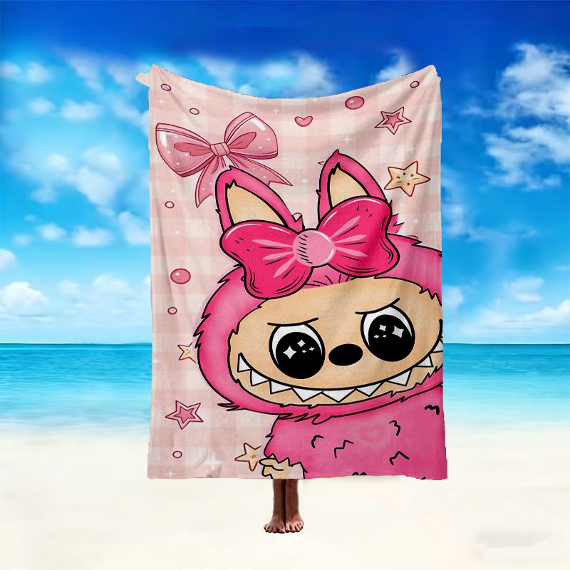[LABUBU Blanket] Soft Throw Blanket for Bed Sofa, Holiday Gift Blanket for Women Men Family Friend