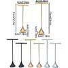Aluminum Zinc Zinc Alloy T-Shape Earring Display Stand Dangle Jewelry Ring Organizer  Jewelry Storage