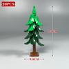 DIY Palm Tree & Snow Pine Building Blocks – Tropical Beach & Winter Scene Bricks, Compatible with Lego, Fun Creative Toy