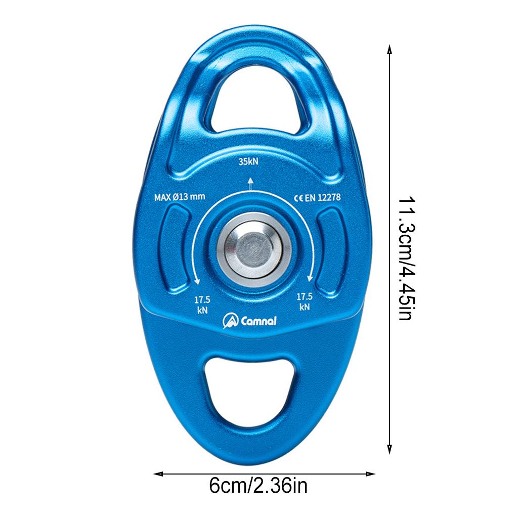 Klimpoulie Professioneel Hoog Efficiënt Bergbeklimmer Accessoire Praktisch Duurzaam Trekgereedschap Speleologie Lifter voor Hefen