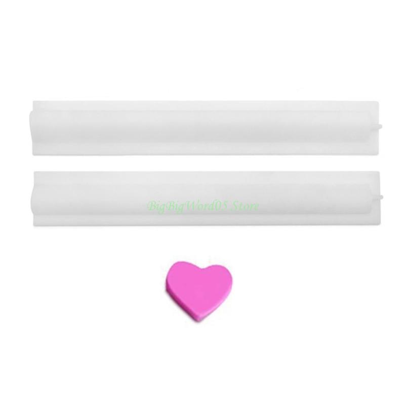24TE Silicone Tube Column Mold Mould Fondant Cake Baking Decor Tools Handmade Soap Mold Embed Soap Making Supplies
