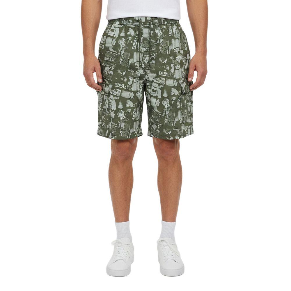 Vans Woven All Over Print Lace Up Casual Shorts Men shorts VN000ZT1HU2 XS