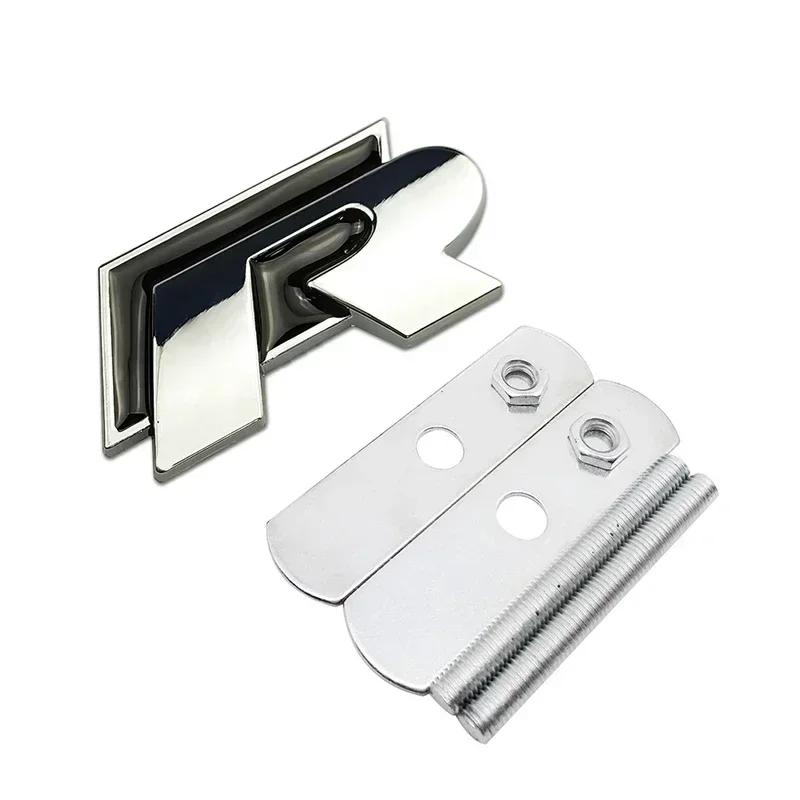 2026 Hot For VOLKSWAGEN VW For Volkswagen VW R Rline Logo Metal Car Grille Emblem Rear Trunk Badge Stickers Polo Golf Jetta Beet