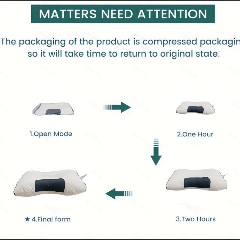 3D SPA Massage Pillow, To Help Sleep And Protect The Neck Pillow, Knitted Pillow Bedding Bed Pillows For Bedroom Dorm Room