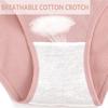 FINETOO 3Pcs/Set Sexy Low Waist Cotton Panties M-3XL Ribbed Breathable Briefs Underwear for Women Gym Fitness Casual Lingerie