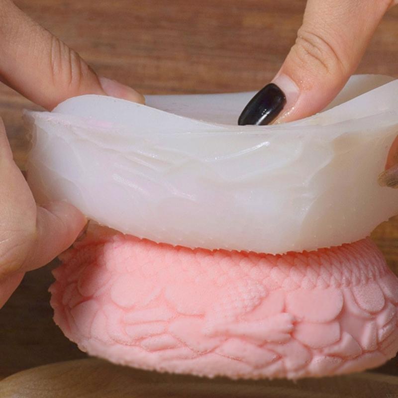 Dragon Silicone Molds Nonstick Mousses Cake Molds Cake Decorating Tool for Truffles Cheesecakes Easily To Clean X3UC