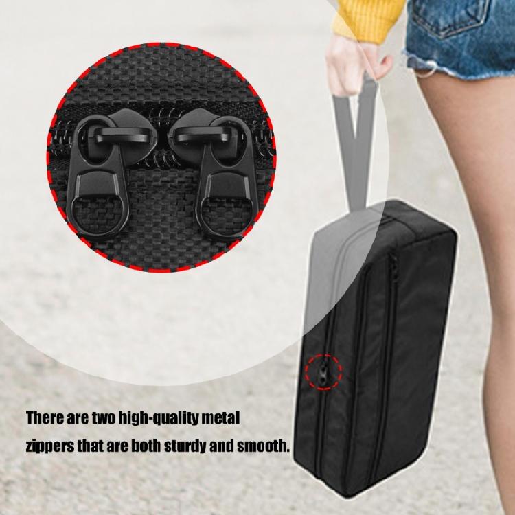 Game Console Pouch Bag Shockproof Protector Carrying Case with Exterior Pocket Scratchproof Storage Case