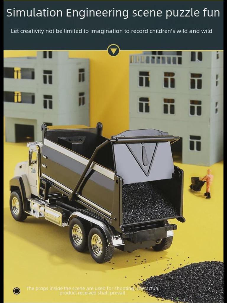 Alloy Construction Vehicle Set for Kids Ages 3-6: Mixer, Excavator, Dump Truck