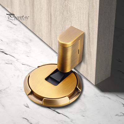 Magnetic Door Stopper No Drilling Silent Floor Door Stop with Screws Adhesive Adjustable Mechanical Magnetic Door Stopper for Home Safety