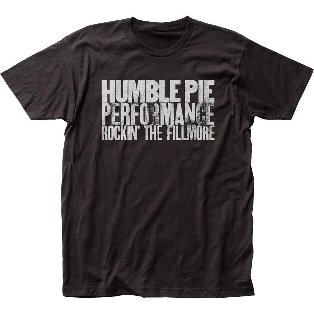 Humble Pie Rockin’ the Filmore Mens T Shirt Music Classic Rock Band Tee Black Unisex T-Shirt S