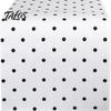 Easy Care Table Decor Modern Geometric Runner, Black And White Checkered Casual Texture Dining Room Accessory 72 Inch Striped Runner for Stylish