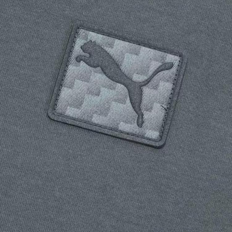 PUMA Sweatshirts Men's Nightfall Gray Crew Neck Moderate 635707-44