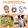 Indestructible Dog Toy, Plush Dog Toys For Aggressive Chewers, Squeaky Chew Toy For Small Medium Large Dogs Puppy Teething Toys