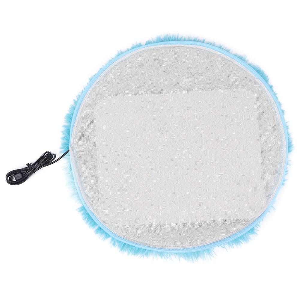 Plush Four Seasons USB Charging Interface Pet Electric Blanket Heating Pad Mat for Small Dogs